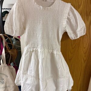 For Love And Lemons White Mini Dress